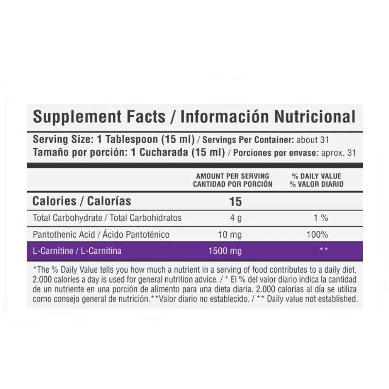 L CARNITINA LIQUIDA