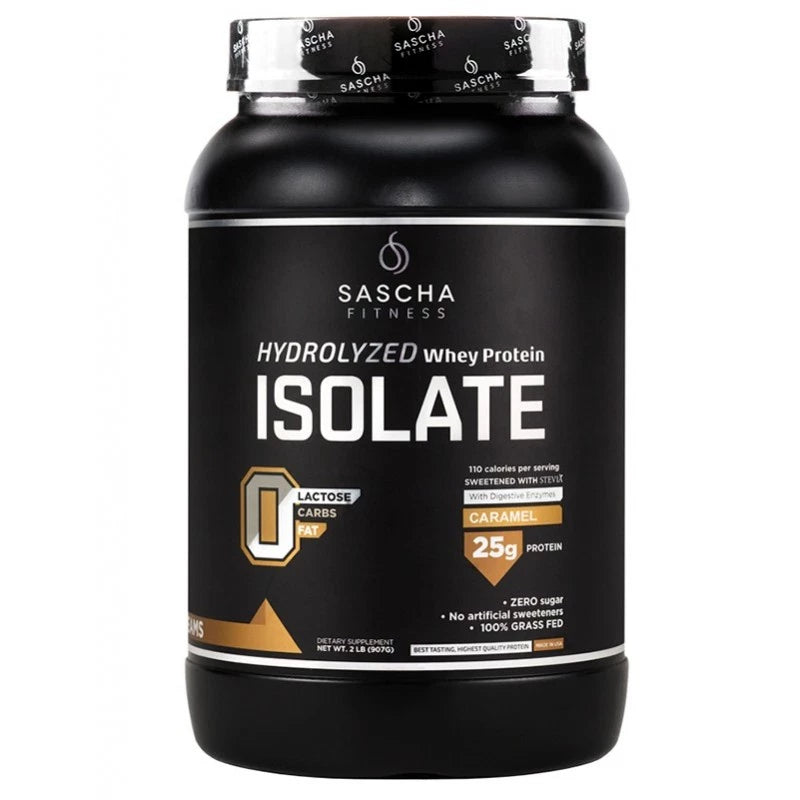 PROTEÍNA AISLADA CARAMEL SASCHA FITNESS