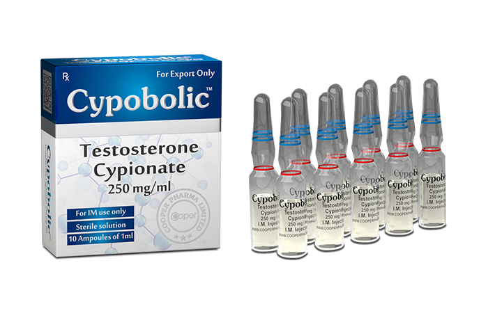 CIPIONATO DE TESTOSTERONA 10 AMP. (250MG)