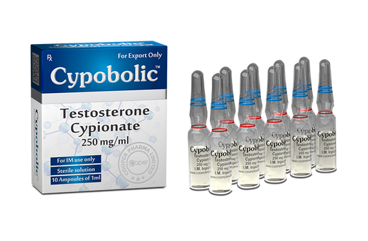 CIPIONATO DE TESTOSTERONA 10 AMP. (250MG)