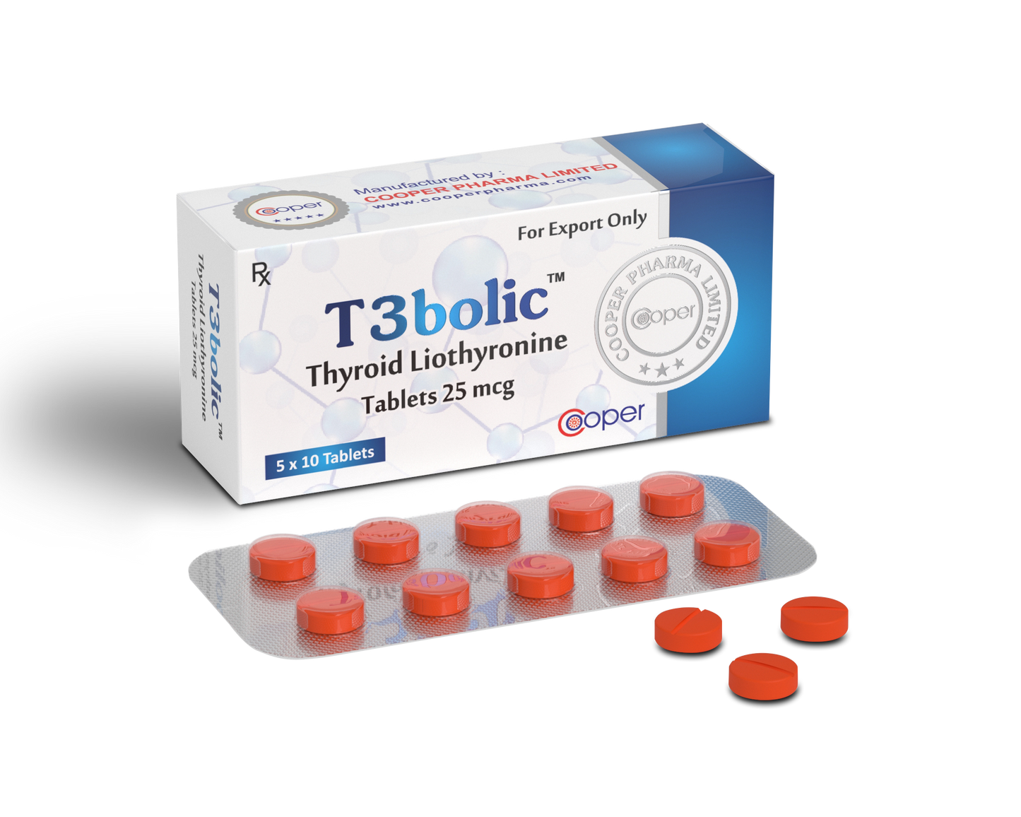 T3 BOLIC 50 TAB (25MCG)